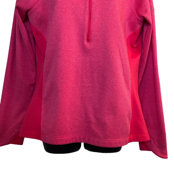 Columbia Fleece 1/2 Half Zip Fleece Pullover ~ Pink Coral ~ Size Large - Picture 4 of 10